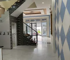 house for sale, 3 floors, 3 bedrooms, street 8, linh xuan, thu duc, hcmc. area 60m2, pink book, price 4.85 billion.