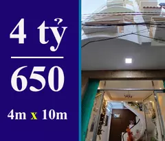 house for sale 4 floor, 6 bedroom, 6wc, 40m2, tan quy, district 7 - under 5 billion - original red book