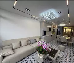 house for sale - 45m, 7 floors in ngoc lam nguyen van cu center, walk to market - 20m to street, elevator - price 8