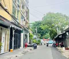 house for sale (4x13)m, 10m truck alley, phu tho hoa street, tan phu district