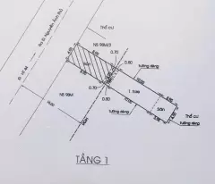 house for sale (4x25) frontage of hiep thanh street 44, district 12. (20m to nguyen thi bup)