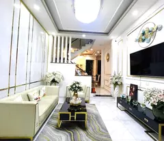 house for sale 70m² - 4 floors indoor bedroom car near hanh thong tay market price 6.x billion tl