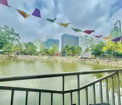 house for sale across the southwest area of linh dam, b level - hoang mai, 30 m2, 5 floors, price 6.8 billion.