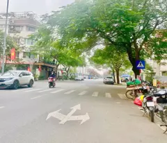 house for sale adjacent to an hung urban area, duong noi, ha dong 82.5m 5 floors 5m wide lot with car sidewalks