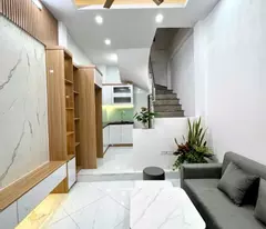 house for sale at den lu lake, hoang mai street, 22m, 3 floors, 3.15 billion, fully furnished