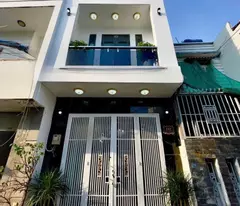 house for sale at huynh tan phat social house (ba ca alley) - nha be 50m² (3.8 × 13.5m), new house 3 floors, 4 bedrooms, car