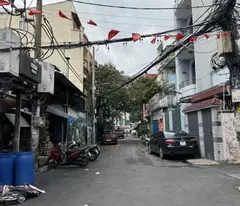 house for sale c4 go dau tan phu social house, (127m²) 4.8m x 18m, close to the front, near tan phu market for only 13.7 billion.