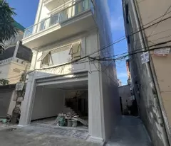house for sale corner lot of thach ban street, 52m x 5 floors, 6m mt, car garage, 6 billion