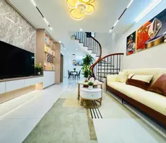 house for sale dinh cong hoang mai, 33mx5t, corner lot, farm lane, 1 house on the street, new house now.