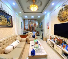 house for sale doan ke thien_near street_20m for car away_beautiful house_5 full stories full furnishing good billion money
