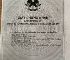 house for sale facing dang chat street, district 8, ho chi minh city