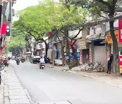house for sale facing doan ke thien street - cau giay, sidewalk for cars to avoid busy business 50m only 10.5 billion