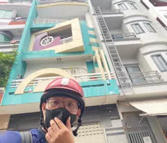 house for sale facing duong quang ham 5x12, 4 floors, suitable for residential and business