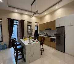 house for sale front front of river area, hiep binh chanh, thu duc - area 6x19 x 3 floors - only 16 billion tl