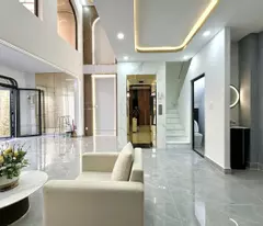 house for sale, frontage on nguyen van khoi (old tram tree) - cv village hoa, 7x8.5m, 6 floors, 13.5 billion.