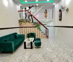 house for sale, go vap, 3 floors, 4.05x11.5m, 2m2 alley, near nguyen van khoi, about 4 billion