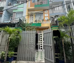 house for sale immediately hanh thong tay market - hxh - beautiful new house right now - 70m2 (4x17.5) - 4 floors - 4 room, window