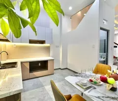 house for sale in alley 220 nguyen van khoi, ward 9, go vap, 42m2, 4 floors, 6.6 billion