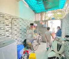 house for sale in alley, 3 floors, 2 floors, 30m2, near phan van tri market, price 3.xxx billion, no trang long street