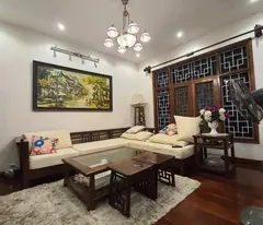 house for sale in ba trieu ha dong, modern furniture, three steps to the street, clean and airy alley, 35m2, more than 8 billion