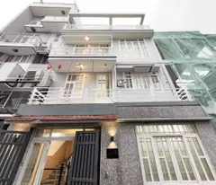 house for sale in binh thanh - car sleeping in the house - 4 floors reinforced concrete - nearly 40m2 - no national border - only 6.35 billion