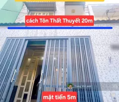 house for sale in district 4 - existing residential area, 5m frontage, price only 5,999 billion
