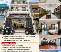house for sale in district 7, hoang quoc viet, 5m wide and 12m long, 4 beautiful new floors, european style, price 8.6 billion tl