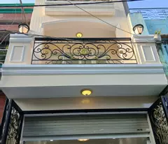 house for sale in district 8 - 76m2, asphalt road frontage adjacent to district 5 - 3 beautiful floors - price only 8.8 billion