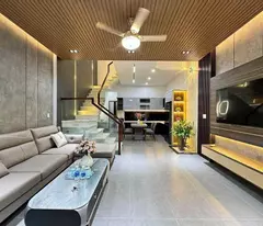 house for sale in duong quang ham - 45m2 - pine alley - 50m to the street - car passes by the house