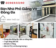 house for sale in giang vo dong da_front 6 meters_7 bedrooms_50mx4t_price: 9.5 billion_contact: 0396935190.