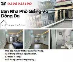 house for sale in giang vo dong da_two open sides_beautiful interior house_53mx4t_price: 8.8 billion, contact: 0396935190.