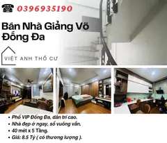house for sale in giang vo street, beautifully furnished house, square window, 40mx5t, price: 8.5 billion, contact: 0396935190.