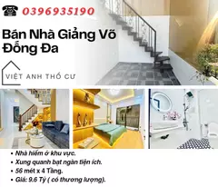 house for sale in giang vo street, hang rare, dong da core, 56mx4t, price: 9.6 billion, contact: 0396935190.
