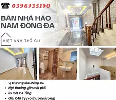 house for sale in hao nam dong da, location near street, residential house, 35mx4t, price: 7.48 billion, contact: 0396935190.