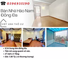 house for sale in hao nam dong da, residential house, nice location, 37mx5t, price: 7.48 billion, contact: 0396935190.