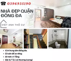 house for sale in hao nam dong da, with parking yard, dong da core, 50mx4t, price: 8.7 billion, contact: 0396935190.