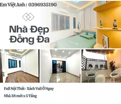 house for sale in hao nam street, beautiful house fully furnished, an sinh dinh, 38mx5t, price: 8.1 billion, contact: 0396935190.