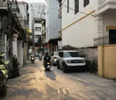 house for sale in hong tien, 54m x 5 floors, alley, full furniture, car access
