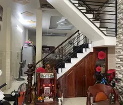 house for sale in le thi hoa alley, binh chieu, thu duc. 71m2, 3 floors, 3 bedrooms. pink book, price 6.05 billion. contact: