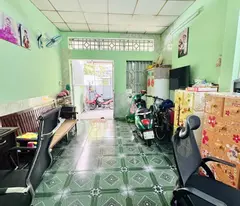 house for sale in no trang long, 5.9x11m, 1 ground floor, 1 attic, 2 bedrooms, 1 bathroom, 4.95 billion, tl