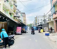house for sale in plastic alley 8m le van quoi - go xoai, area: 8x19m, level 4 - convenient to build, price 12.9 billion.