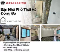 house for sale in thai ha dong da_nong alley_car parking gate_42mx6t_price: 11 billion_contact: 0396935190.