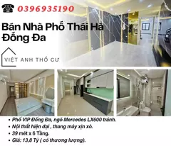 house for sale in thai ha street_brand new house_genuine elevators_automobile alley_price: 13.8 billion_contact: 0396935190.
