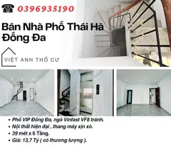 house for sale in thai ha street_super product corner lot_vinfast do cua_39mx6t_price: 13.7 billion_contact: 0396935190.