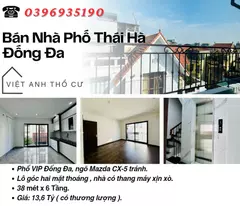 house for sale in thai ha street_wide front_bright corner lot_38mx6t_price: 13.6 billion_contact: 0396935190.