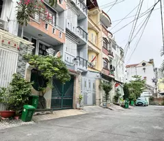 house for sale in trang long - hxh thanh 77m2 (4.5x17) - 5 floors - 5 bedroom - standard plate - cc same day