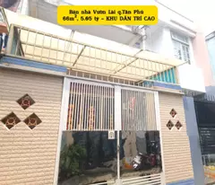 house for sale in vuon lai alley, 66m², 5.05 billion - tri cao residential area