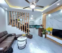 house for sale in xa dan, 34m², 5 floors, few steps to the street, fully furnished, beautiful new house, only 6.3 billion