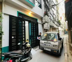 house for sale lac long quan tay ho car parking beautiful house in 50m 5 floors 12 billion