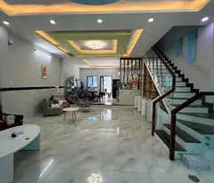 house for sale - le van quoi - 3 floors - truck alley - security area - residents - more than 6m horizontal - development - 03